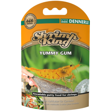 Tipp: Shrimp King Yummy Gum ist auch ideal zur Ernährung von Schnecken geeignet und ein leckerer Snack für viele kleine Fischarten.