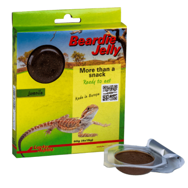 Beardie Jelly ist ein speziell für Bartagamen entwickeltes Futter.