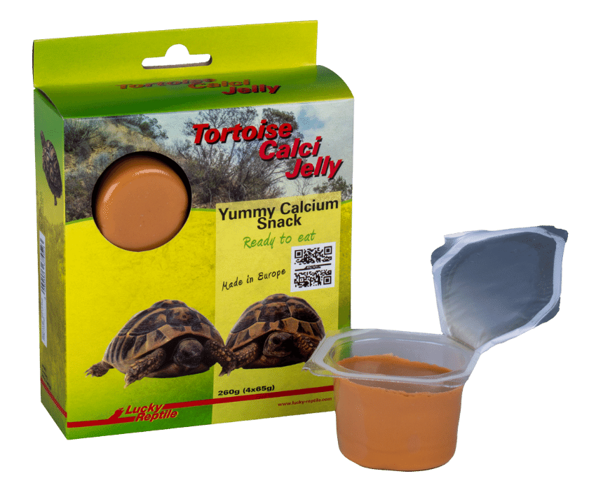 Das Tortoise Calci Jelly wurde speziell für eine optimale Calciumversorgung von Landschildkröten entwickelt.