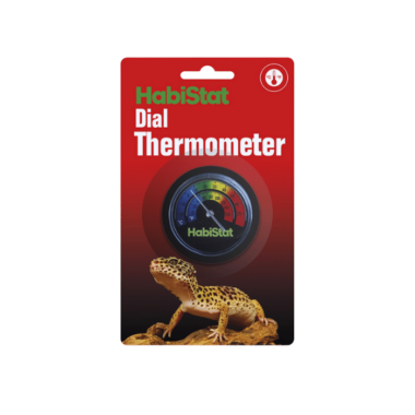 Das HabiStat Dial Thermometer misst die Temperatur für eine sichere und perfekte Umgebung. Ihre Terrarienumgebung wird verschiedene Bereiche haben, die unterschiedliche Temperaturanforderungen haben. Positionieren Sie das Thermometer auf halbem Weg zwischen heißem und kaltem Ende, um einen durchschnittlichen Messwert zu erhalten. Für eine genauere Überwachung verwenden Sie mehrere und positionieren Sie sie in dem Bereich, in dem Sie eine Temperaturmessung benötigen.