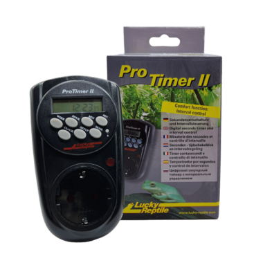 Der Pro Timer II ist eine Weiterentwicklung des beliebten Pro Timer und bietet durch neue Funktionen eine nie dagewesene Flexibilität. Als digitale Zeitschaltuhr mit 8 Programmplätzen, können Betriebszeiten von Beleuchtung, Heiztechnik oder auch Be- und Entfeuchtungstechnik sekundengenau programmiert werden.