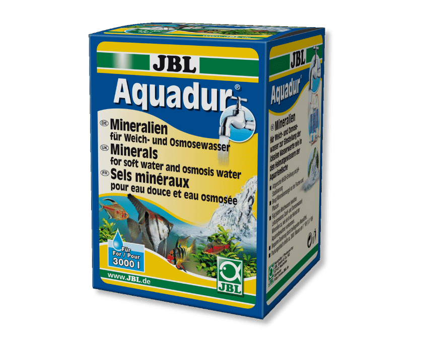 Lieferumfang: 1 Dose Aquadur, 250 g. Anwendung: 1 Messlöffel (18,75 g)/100 l Wasser ergibt eine Erhöhung um etwa 2,5 ° dKH