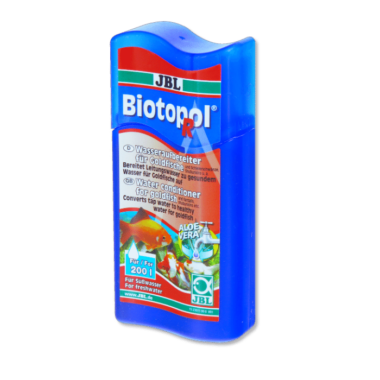 Lieferumfang: 1 Flasche Biotopol R für Aquarien 100 ml. Anwendung: 10ml/20 l Wasser. Beispiel 60 l Aquarium: 30 ml bei Neueinrichtung, 10 ml bei 1/3 Wasserwechsel alle 2-3 Wochen