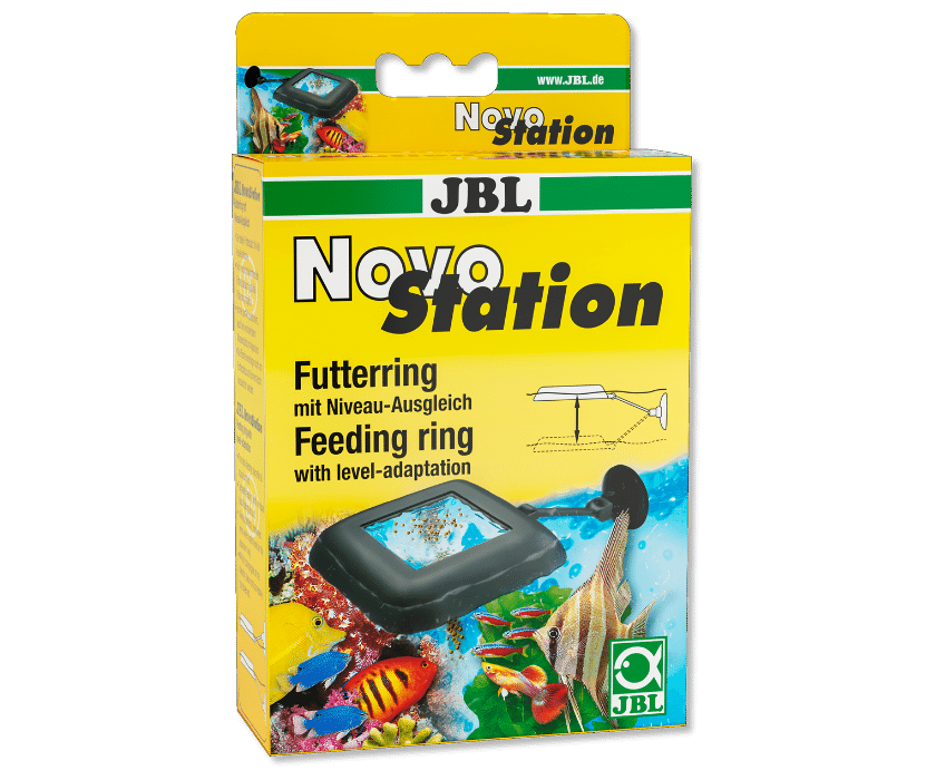 Lieferumfang: 1 Futterring JBL NovoStation mit Wasserstands-Niveauausgleich. Größe 9 x 9 cm