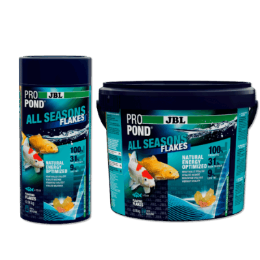 Das Neue All seasons Flakes für Teichfische
