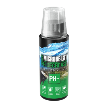 pH Decrease ist ein speziell entwickeltes Produkt zur gezielten Senkung des pH-Wertes für alle Süßwasseraquarien. pH Decrease senkt den pH-Wert schnell und sicher auf Ihre gewünschten Werte. Die zusätzlich im Produkt eingebrachten Elektrolyte verhindern einen osmotischen Schock bei Ihren Tieren und schützen zugleich die Schleimhaut und Kiemen Ihrer Fische. UFI: 7Q00-709J-U00H-4SAE TIPPS & TRICKS Kontrollieren Sie bei niedrigen pH-Werten regelmäßig Ihre Karbonathärte. Senken Sie zum Schutz Ihrer Aquarienbewohner den pH-Wert möglichst über mehrere Tage auf den gewünschten Wert. Verwenden Sie pH Decrease in Kombination mit unseren pH-Pflegeprodukten, um den pH-Wert dauerhaft zu stabilisieren. Kontrollieren Sie regelmäßig Ihre Wasserwerte. DOSIERUNG Geben Sie 5 ml auf 100 Liter Wasser hinzu, um den pH-Wert um 0,2 zu senken.