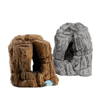Kleiner Felsen aus Poliesterharz für Aquarien und Terrarien
