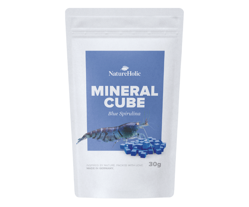 Mineral cubes mit Blauer Spirulina